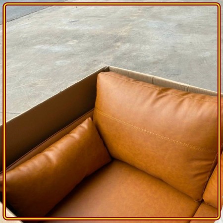 Home 01 - Anaranjado : Ghế Sofa Băng + Phụ Kiện Trang Trí - Màu Cam Đất